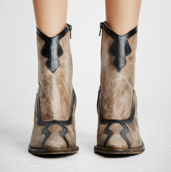 Western Inspired Free People Booties - Picture 2 of 8